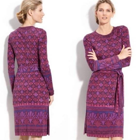 Tory Burch Dresses & Skirts - Tory Burch Audra Silk Long Sleeve Dress